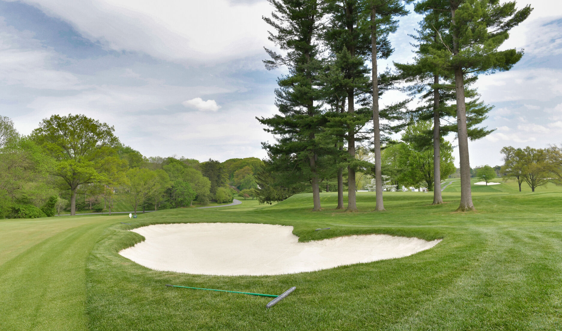 Here's the course map for the 2024 US Women's Open at Lancaster Country Club